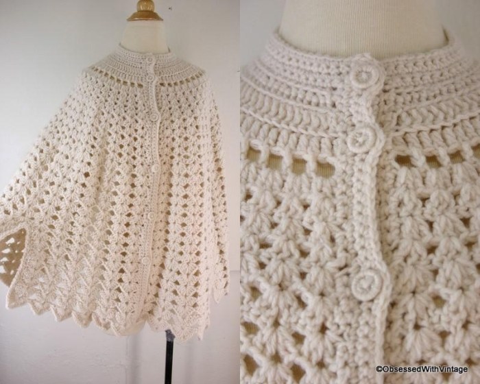 Handmade Crochet Cape